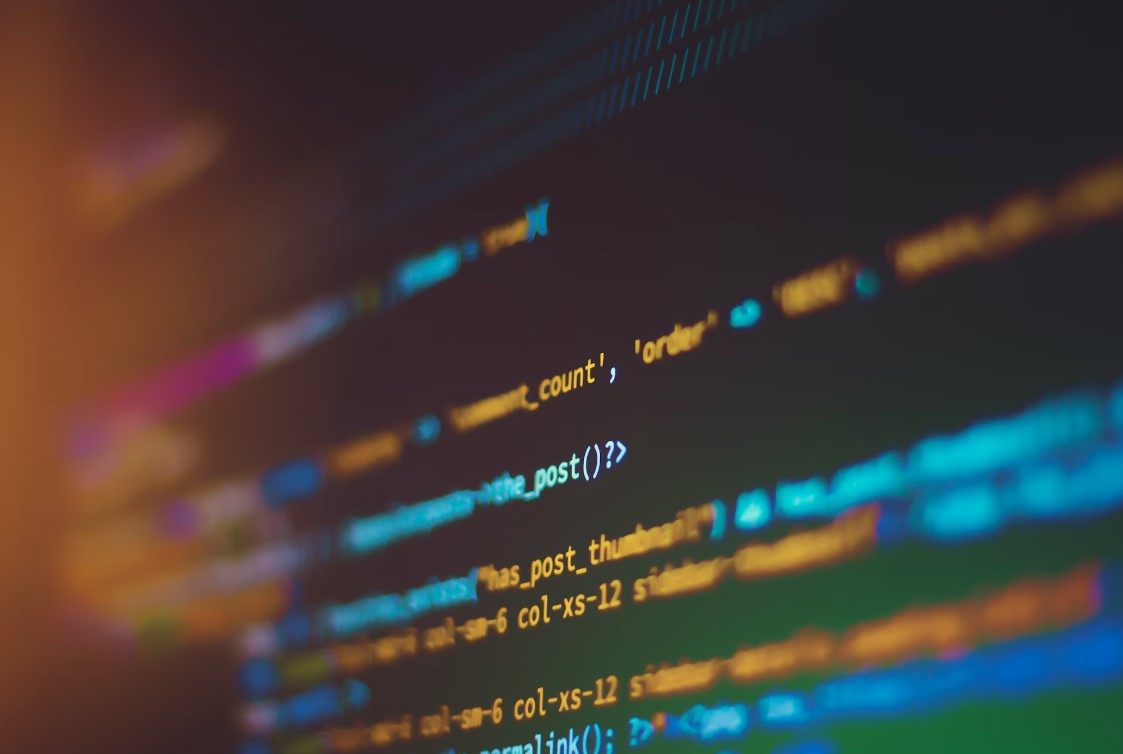 Code on screen representing security testing